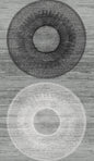 HG11600 Harry & Grace Harry & Grace Peel and Stick Wallpaper Large Circle Monochrome