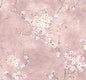 HG11801 Harry & Grace Harry & Grace Peel and Stick Wallpaper Floral Blossom Dusty Rose