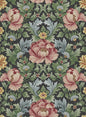 HG12601 Harry & Grace Harry & Grace Peel and Stick Wallpaper Floral Garden Rose & Fern
