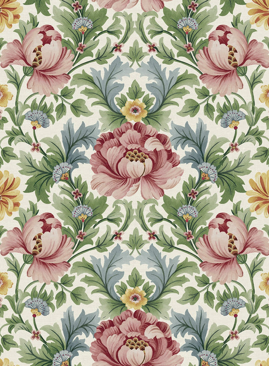 HG12611 Harry & Grace Harry & Grace Peel and Stick Wallpaper Floral Garden Spring Bloom