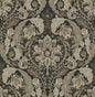 HG12907 Harry & Grace Harry & Grace Peel and Stick Wallpaper Thornton Vintage Damask Cliffside