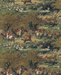 HG13002 Harry & Grace Harry & Grace Peel and Stick Wallpaper Taunton Hunt Scene Olive & Midnight