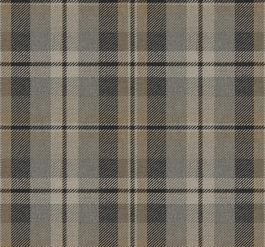 HG13107 Harry & Grace Harry & Grace Peel and Stick Wallpaper Thornbury Tailored Plaid Cliffside