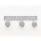 HOPA-6 STOUT HOPAT BEADED FRINGE 6 PLATINUM PLATINUM TRIMMING
