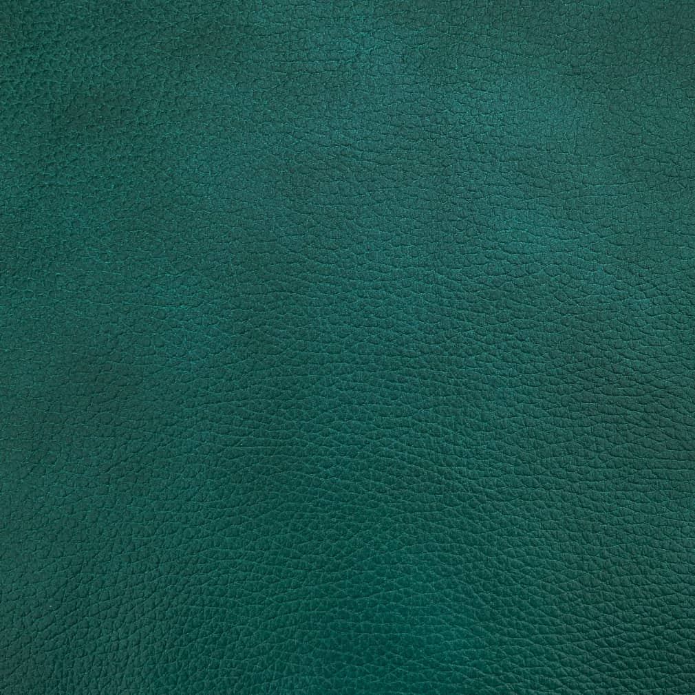 Henry Emerald Plain,Sheen Aqua & Teal,Green Charlotte Fabrics Genuine Leather