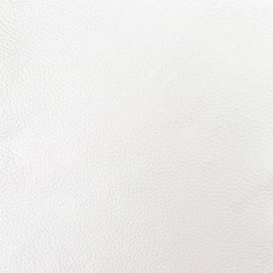 Henry Powder Plain,Sheen White & Ivory Charlotte Fabrics Genuine Leather
