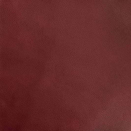 Henry Scarlet Plain,Sheen Red & Burgundy Charlotte Fabrics Genuine Leather
