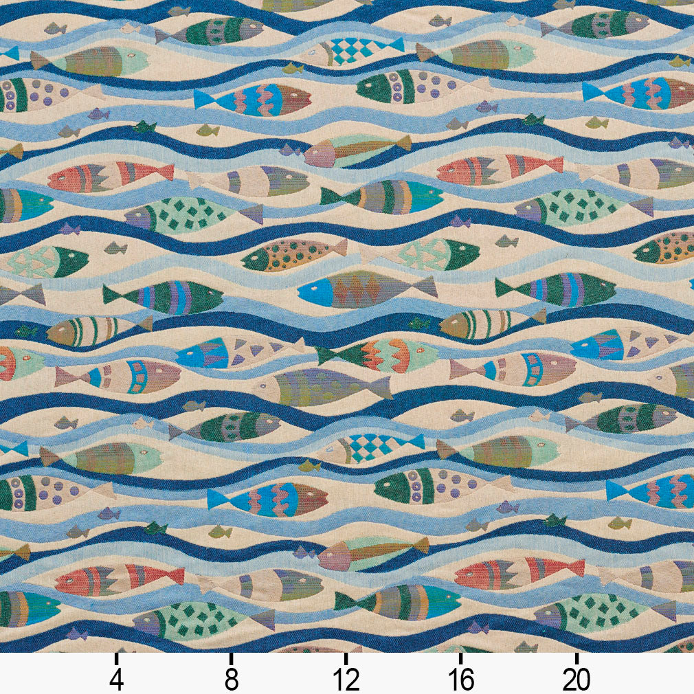 I9000-12 Novelty nan Blue Charlotte Fabrics