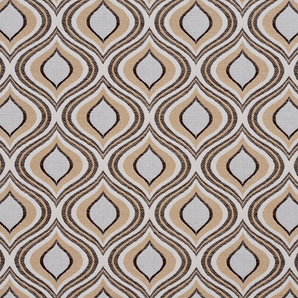 I9000-22 Abstract & Geometric nan Brown Charlotte Fabrics