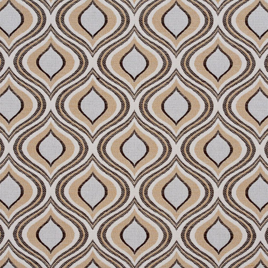 I9000-22 Abstract & Geometric nan Brown Charlotte Fabrics