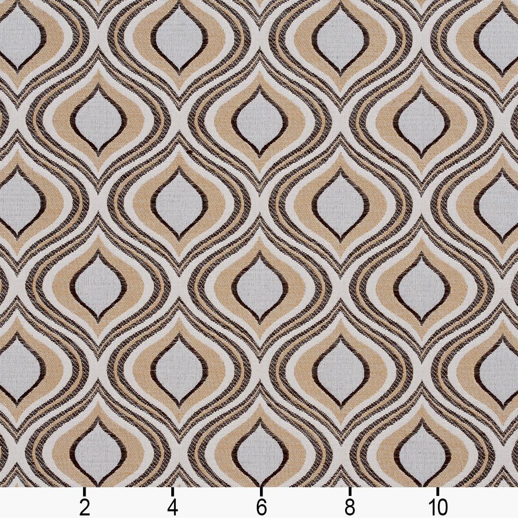 I9000-22 Abstract & Geometric nan Brown Charlotte Fabrics