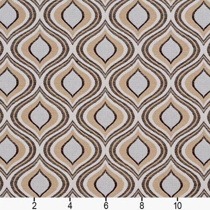 I9000-22 Abstract & Geometric nan Brown Charlotte Fabrics