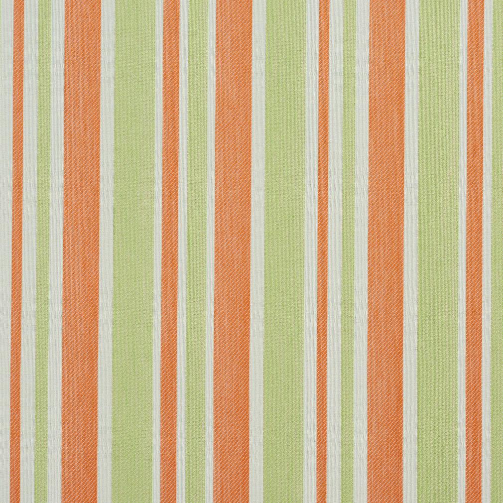 I9000-23 Stripe nan Green,Orange & Rust Charlotte Fabrics