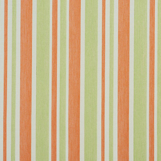 I9000-23 Stripe nan Green,Orange & Rust Charlotte Fabrics