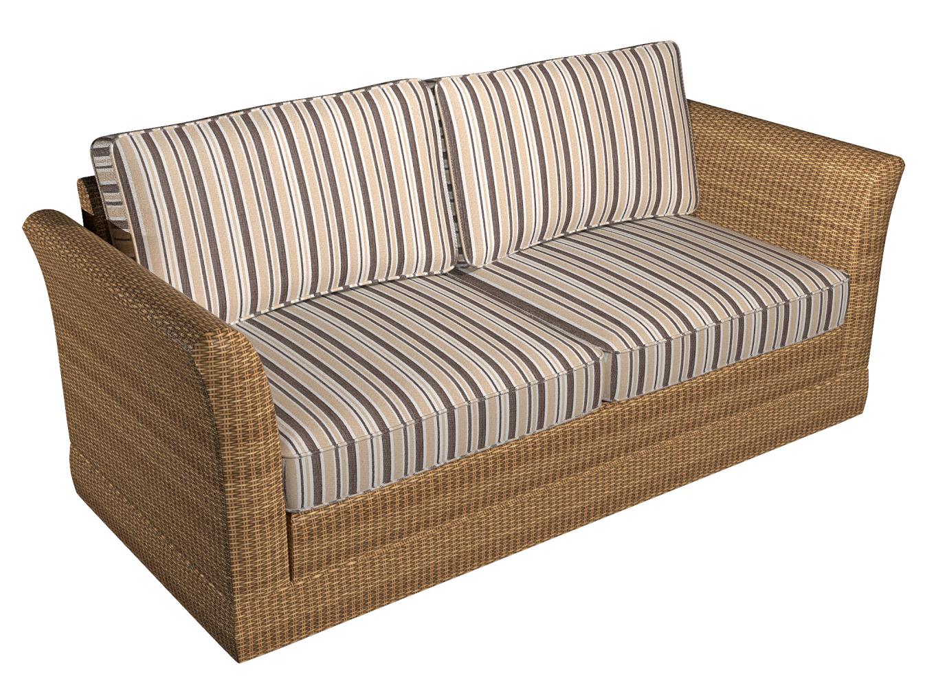 I9000-26 Stripe nan Brown Charlotte Fabrics