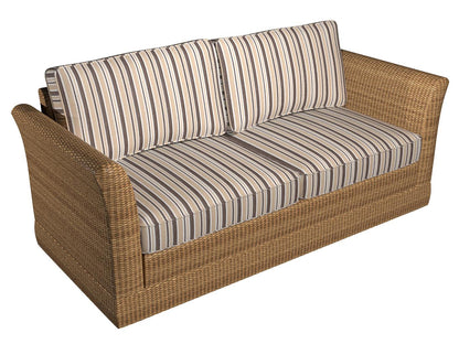 I9000-26 Stripe nan Brown Charlotte Fabrics