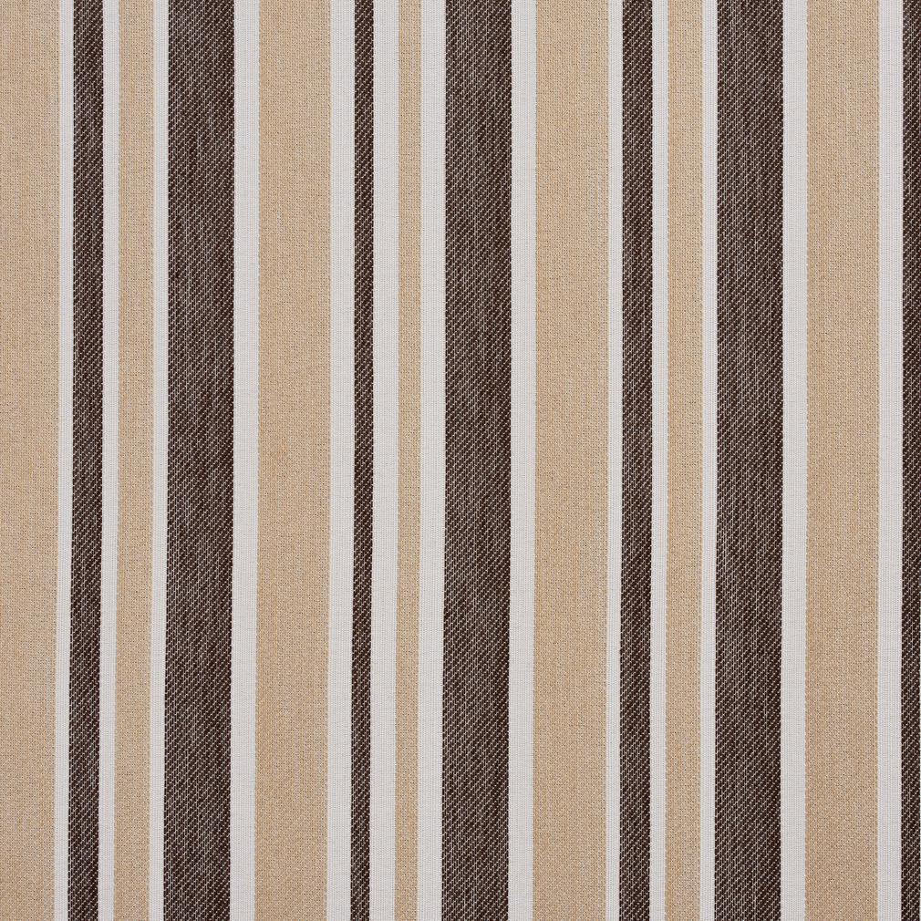 I9000-26 Stripe nan Brown Charlotte Fabrics