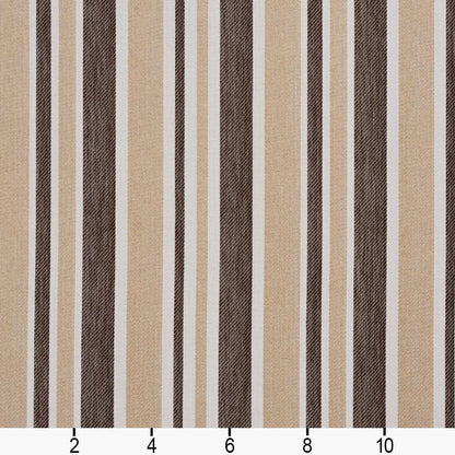 I9000-26 Stripe nan Brown Charlotte Fabrics