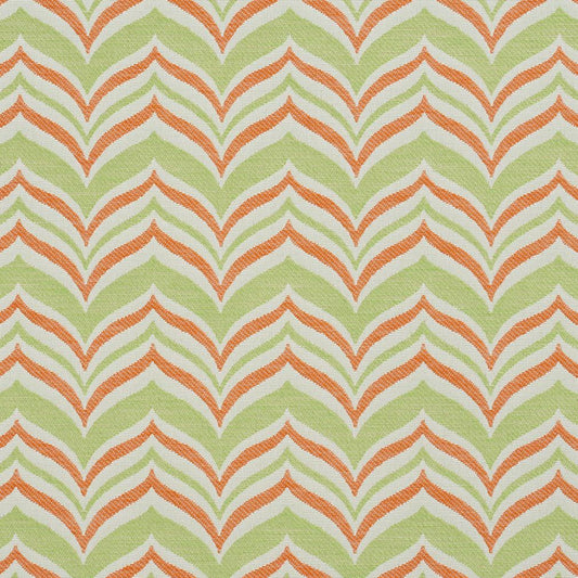 I9000-27 Abstract & Geometric nan Green,Orange & Rust Charlotte Fabrics