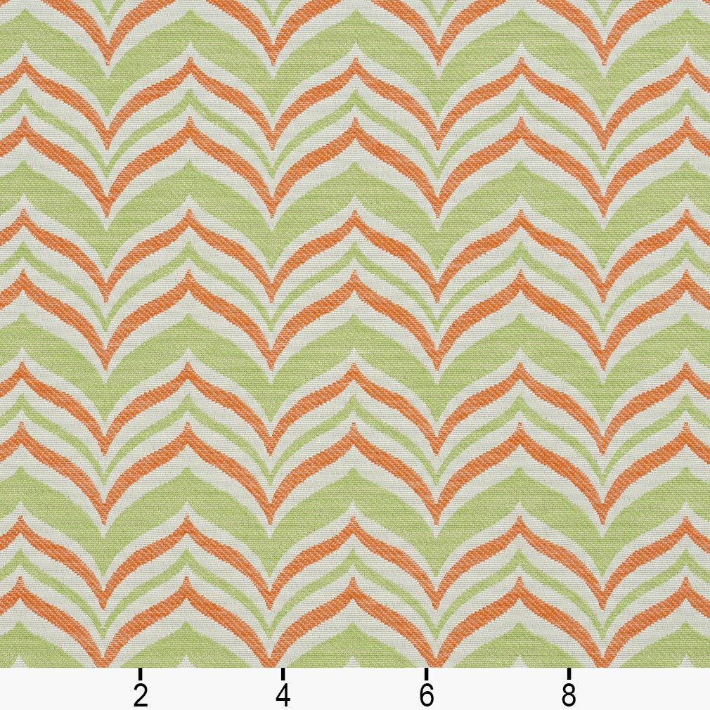 I9000-27 Abstract & Geometric nan Green,Orange & Rust Charlotte Fabrics