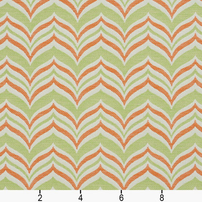 I9000-27 Abstract & Geometric nan Green,Orange & Rust Charlotte Fabrics