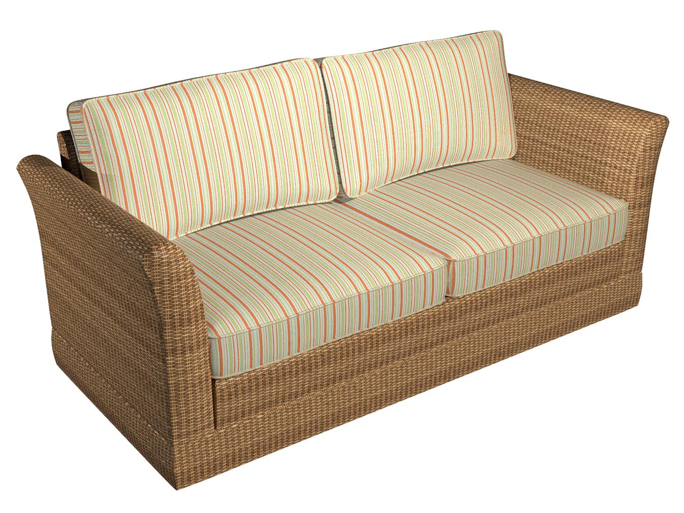I9000-31 Stripe nan Green,Orange & Rust Charlotte Fabrics