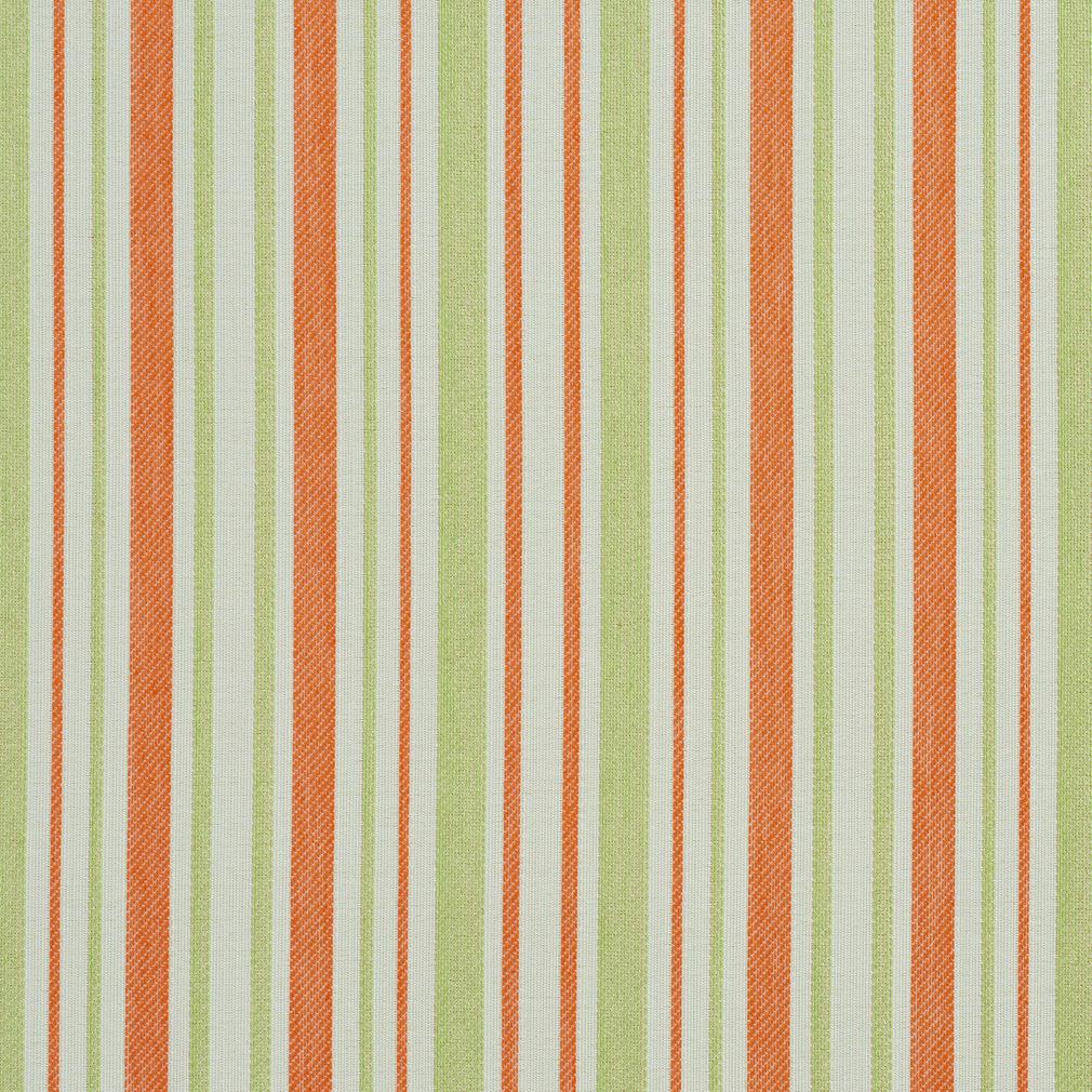I9000-31 Stripe nan Green,Orange & Rust Charlotte Fabrics
