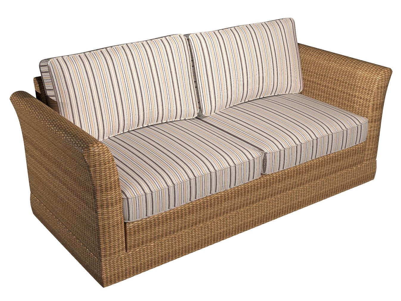 I9000-34 Stripe nan Brown Charlotte Fabrics