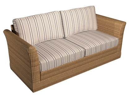 I9000-34 Stripe nan Brown Charlotte Fabrics