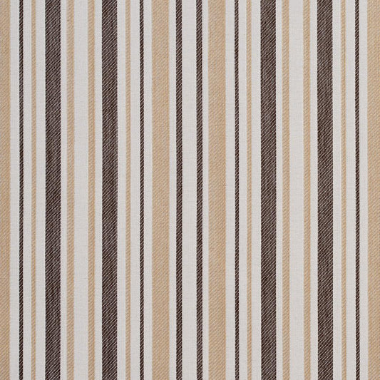 I9000-34 Stripe nan Brown Charlotte Fabrics