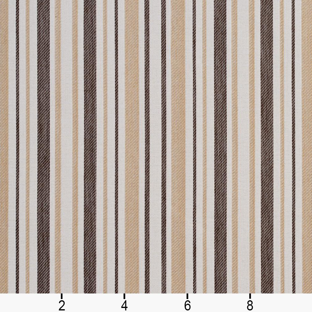 I9000-34 Stripe nan Brown Charlotte Fabrics