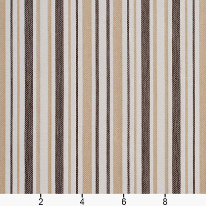 I9000-34 Stripe nan Brown Charlotte Fabrics