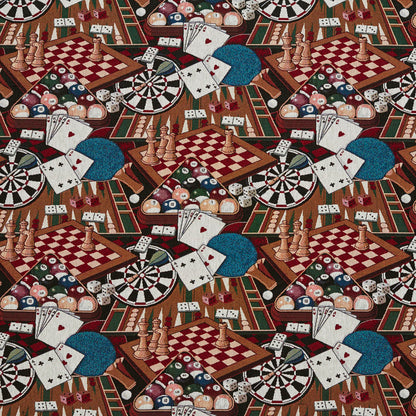 I9400-25 Novelty nan Brown,Red & Burgundy Charlotte Fabrics