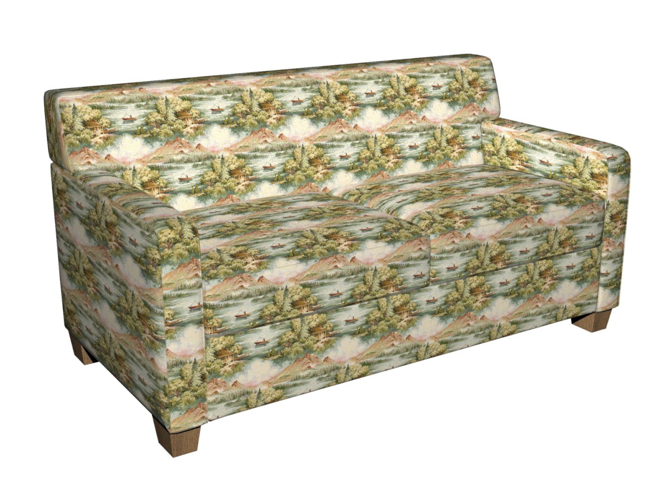 I9600-01 Novelty nan Aqua & Teal,Green Charlotte Fabrics