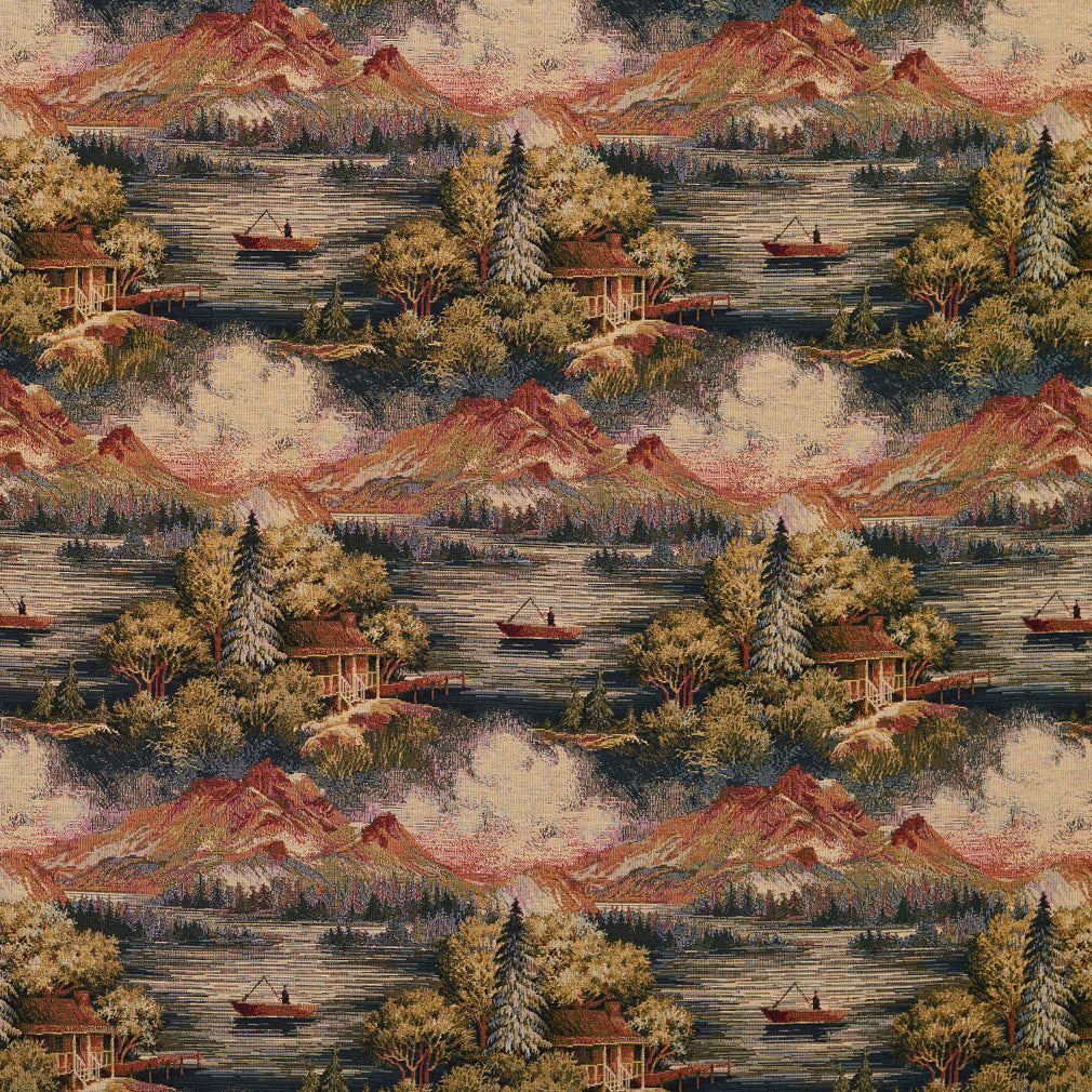 I9600-02 Novelty nan Blue Charlotte Fabrics