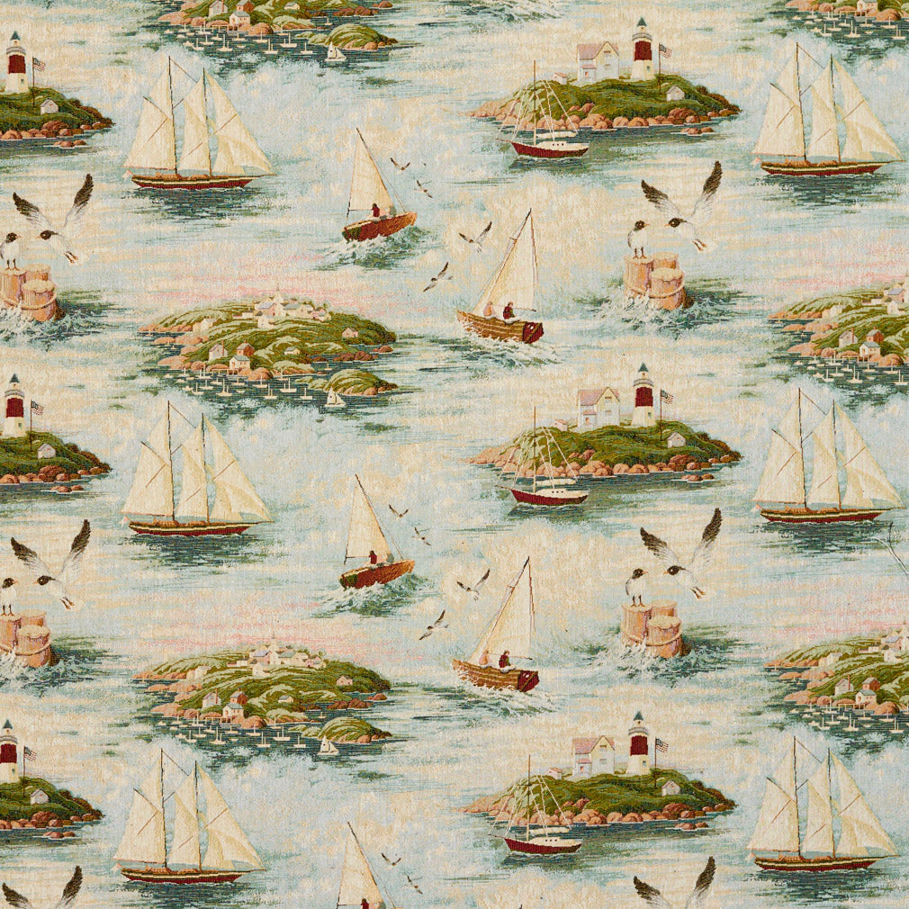 I9600-03 Novelty nan Aqua & Teal Charlotte Fabrics