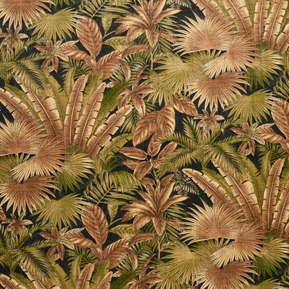 I9600-25 Leaves,Tropical & Botanical nan Brown,Green Charlotte Fabrics