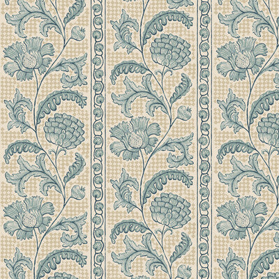 JMW1028-01 FLORAL CHECK 1 KRAVET COUTURE Wallpaper