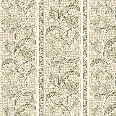 JMW1028-11 FLORAL CHECK 11 KRAVET COUTURE Wallpaper