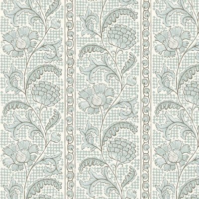 JMW1028-21 FLORAL CHECK 21 KRAVET COUTURE Wallpaper
