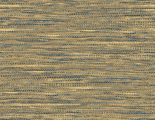 JP10325 Seabrook Designs Japandi Style Wallpaper Rina Honey & Navy
