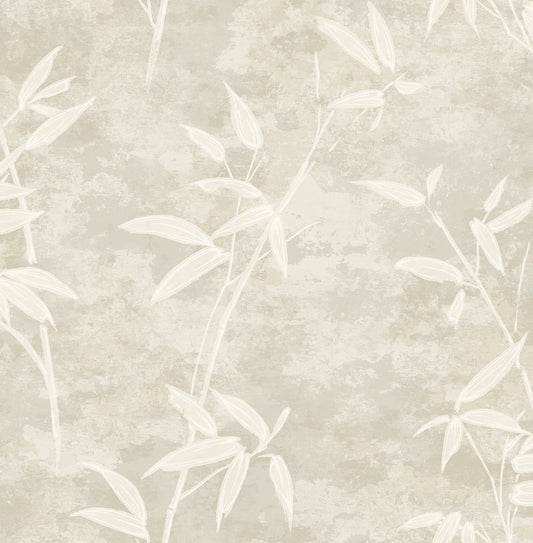 JP10907 Seabrook Designs Japandi Style Wallpaper Honshu Bamboo Warmstone