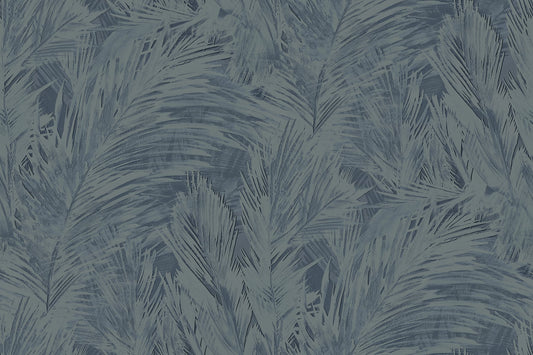 JP11012 Seabrook Designs Japandi Style Wallpaper Mari Navy Blue