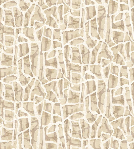 JP11505M Seabrook Designs Japandi Style Wallpaper Jouji Mural Cafe Latte
