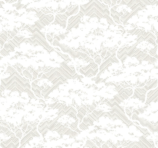 JP11708 Seabrook Designs Japandi Style Wallpaper Nara Stringcloth Fog