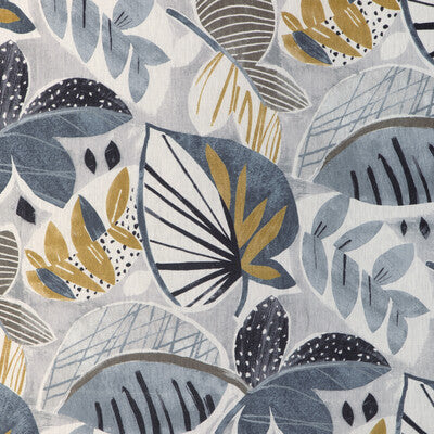 LEAF-A-LOT-21 LEAF-A-LOT NICKEL KRAVET BASICS Fabrics Drapery Upholstery