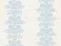 LN10502 Lillian August Luxe Retreat Wallpaper Palm Frond Stripe Stringcloth Blue Frost and Bone White