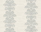 LN10508 Lillian August Luxe Retreat Wallpaper Palm Frond Stripe Stringcloth Cove Gray and Alabaster