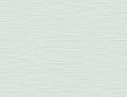 LN10904 Lillian August Luxe Retreat Wallpaper Faux Linen Weave Sea Glass