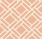 LN11501 Lillian August Luxe Retreat Wallpaper Block Trellis Melon and Arrowroot